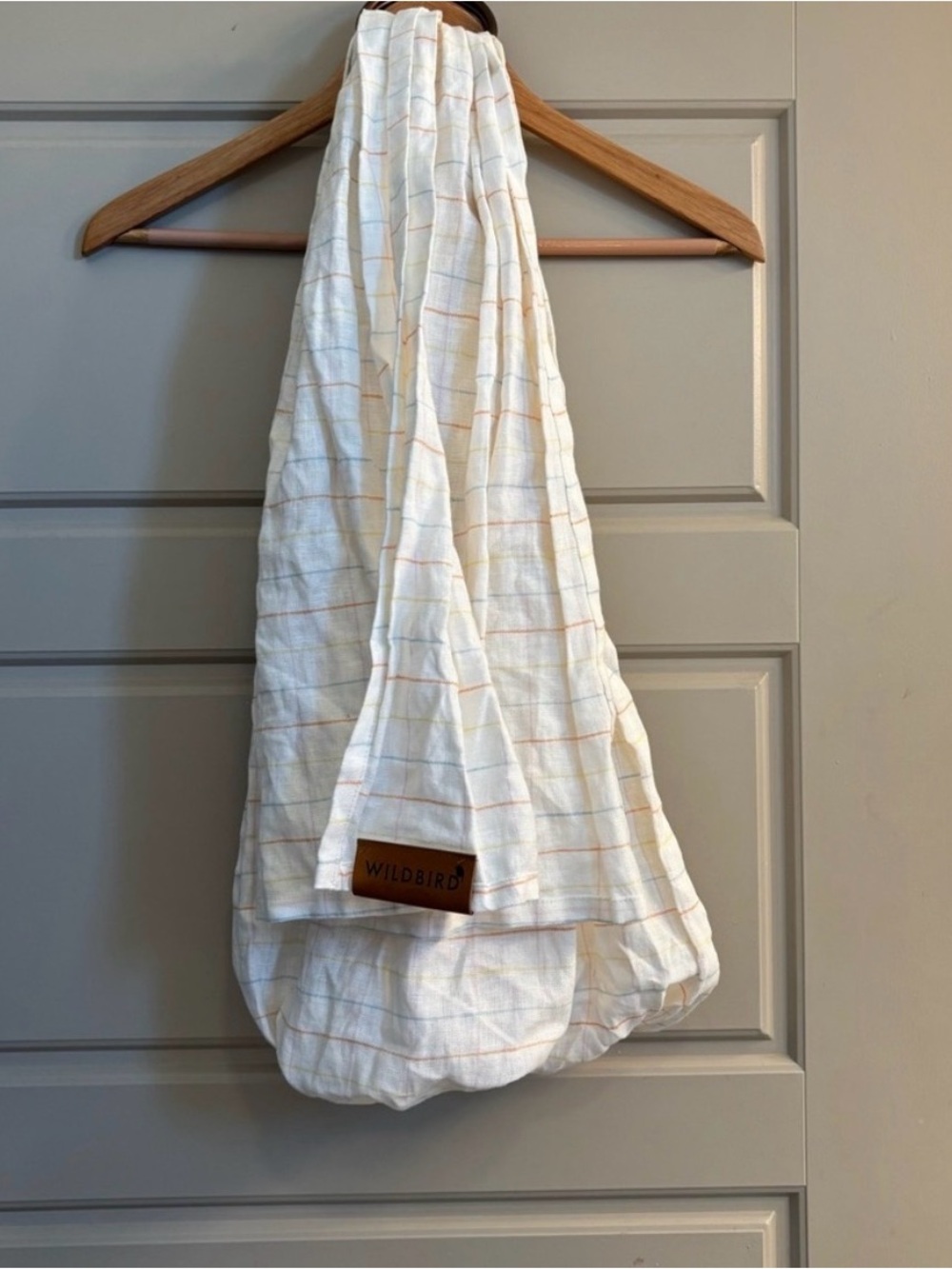 Wildbird Sling Carrier in colored plaid